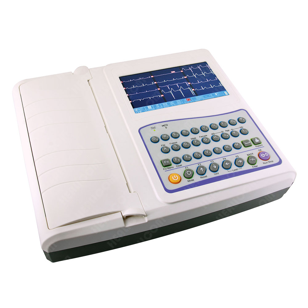 He A Portable Channel Inch Color Lcd Screen Electrocardiograph