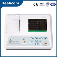 HE-03B Hospital Medical Equipment 3 Channel Portable Digital ECG Electrocardiograph Machine with Cheap Price