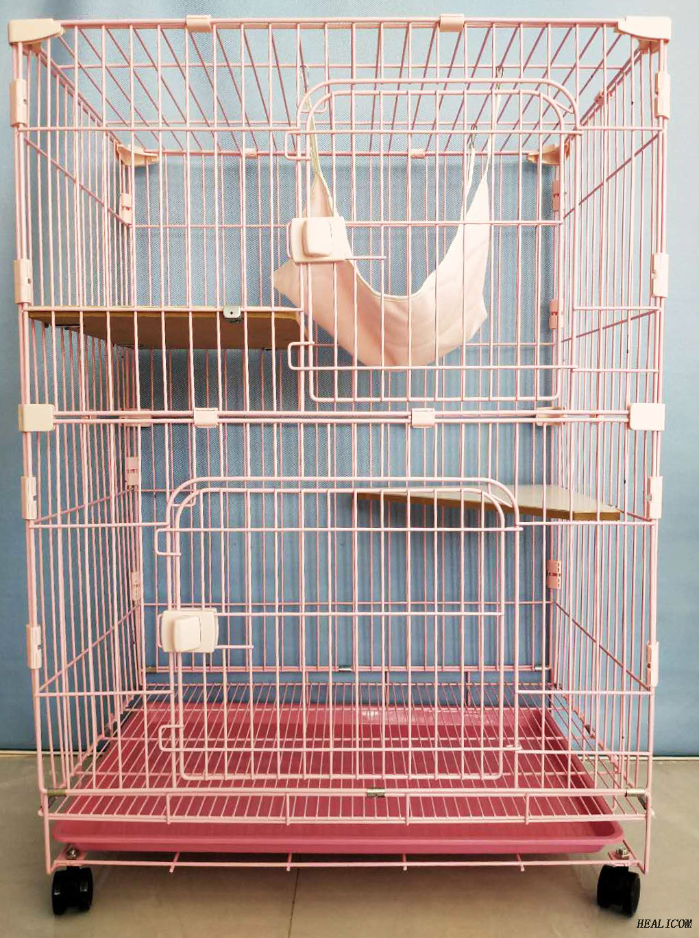 2 layers pet Cat cage veterinary cat cages
