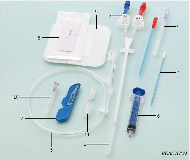 Disposable medical consumables Hemodialysis Catheter Kit from China