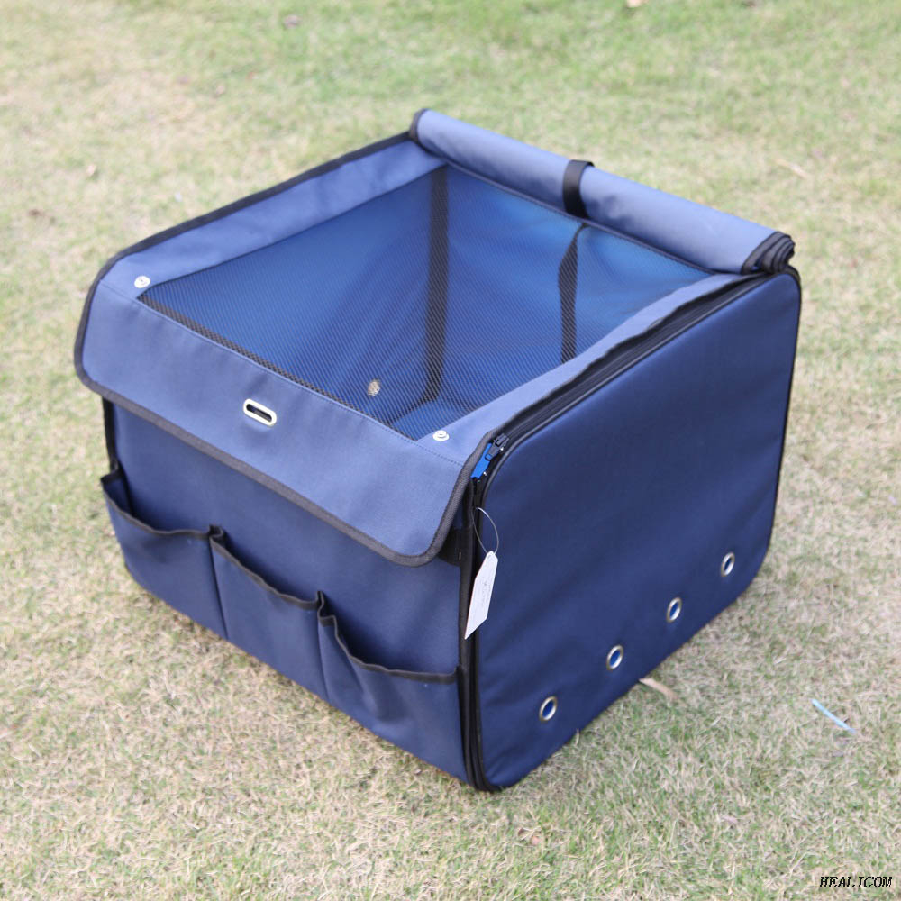 TPC0002 Portable Foldable pet car boxes safety outdoor travel 