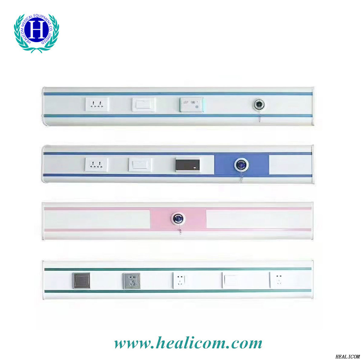 Medical Gas Equipment Zone Bed Console Panel Bed Head Unit for hospital and medical health care 