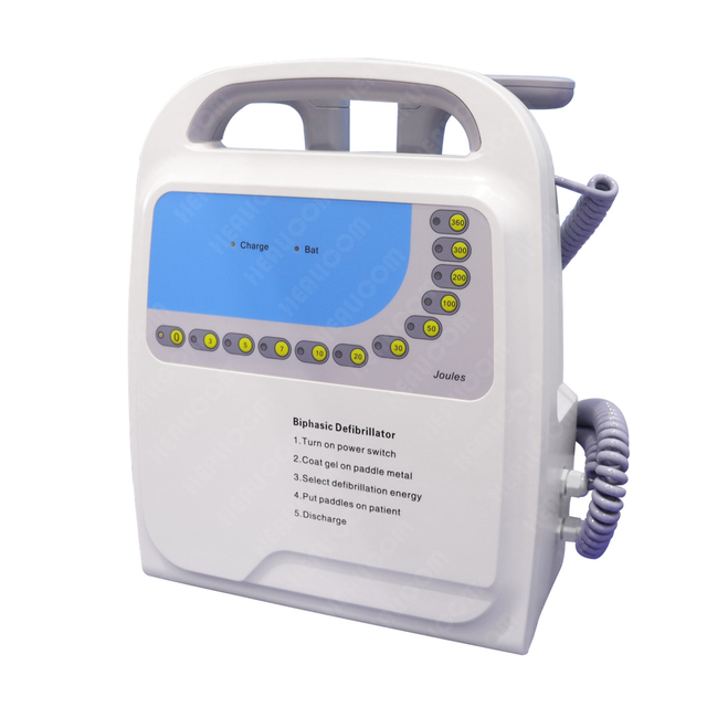 HC-9000A Portable Monophasic Emergency Cardiac External Defibrillator 