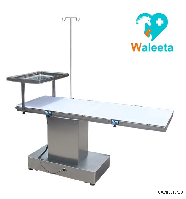 Best Price WT-06 Stainless Steel+acrylic Animal stainless steel electrical C-arm Operating Table for animal