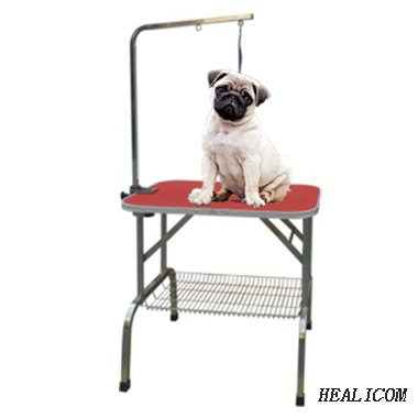WT-52 75*45*75cm Stainless Steel Customize Solid Wood Panels Pet Grooming Table