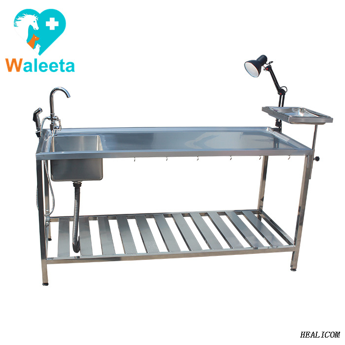 Ex-factory price Stainless steel Veterinary Equipment WT-38-1 anatomy dissection table for animal