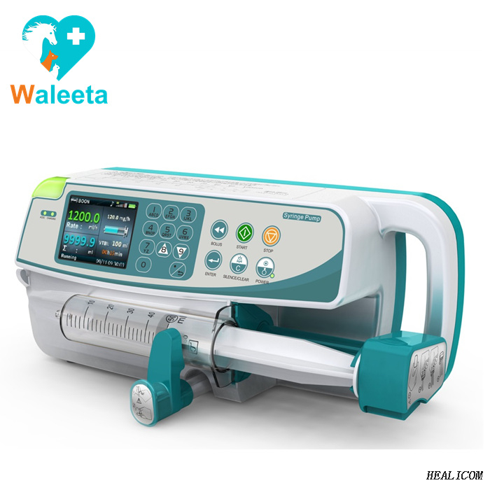 Animal Equipment WTK-400 Vet High Accuracy Different Infusion Mode Large Colorful LCD Screen Infusion Syringe Pump Machine