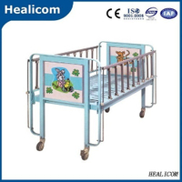 Medical Baby Care Furniture Children Hospital Bed Manual Child Cartoon Bed